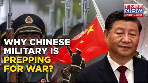 did china say they are preparing for war